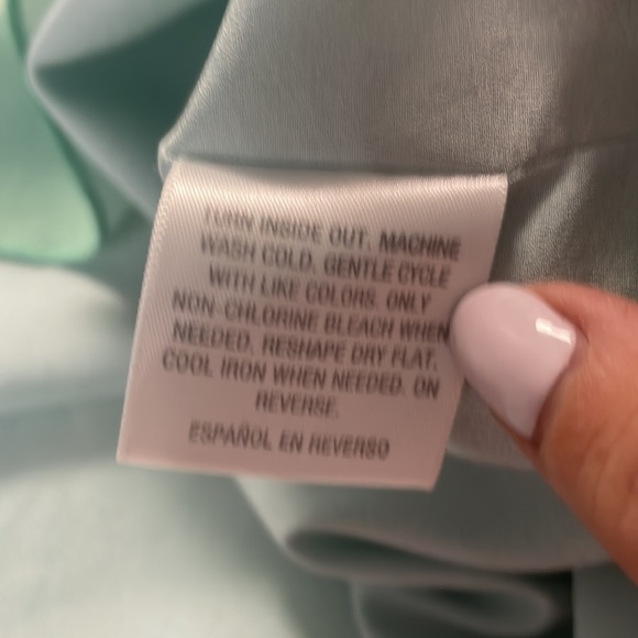 Style & Co. Blouse Women Split V-Neck Kaftan Sleeve Gems Flowy - Picture 7 of 10